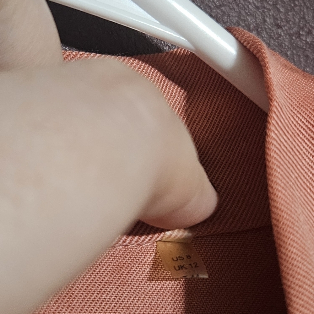 Elie Tahari Peach Wrap Dress! - Picture 3 of 7